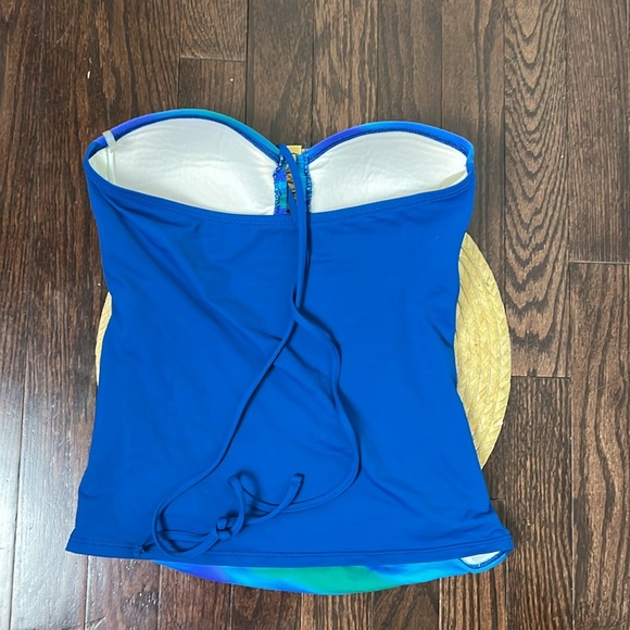 La Blanca By Rod Beattic Occean Print Tankini Bikini Set Size 8 - Picture 11 of 12